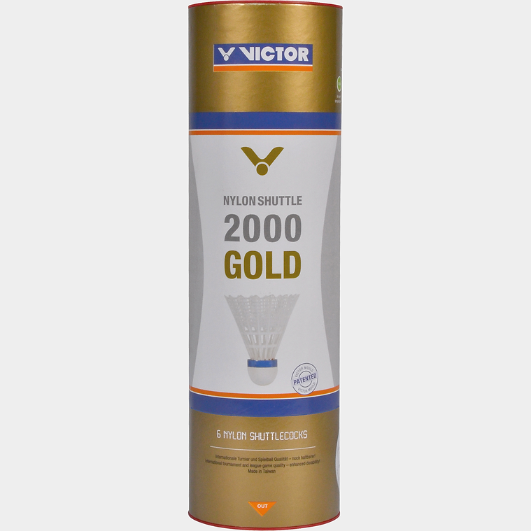 Волани для бадмінтону VICTOR Nylon Shuttle 2000 Gold