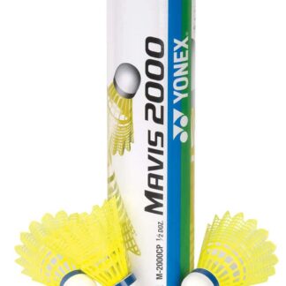Волани для бадмінтону пластикові Yonex Mavis 2000 Yellow (1/2 Doz.)